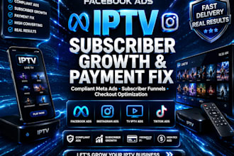 setup approved iptv facebook ads, iptv subscriber growth x ads, crypto ads asia
