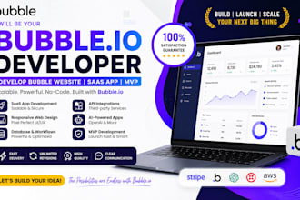 be bubbleio developer, develop bubble website, bubble app