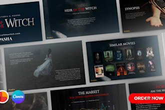create film pitch deck, movie powerpoint presentation and TV show pitch deck