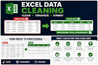 clean organize standardize and professionally format it