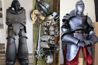cosplay commission wearable eva foam armor printable armor cosplay props helmet