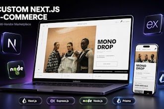 build a fast custom next js online store