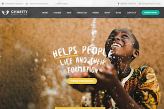 redesign wix nonprofit website wix gala event fundraising site wix donation site