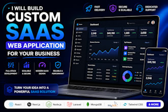 build a custom saas web application for your business