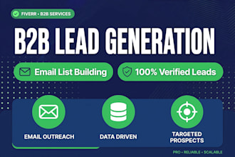 do b2b lead generation data collection and business email list building