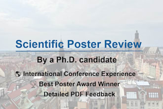 review and improve your scientific conference poster