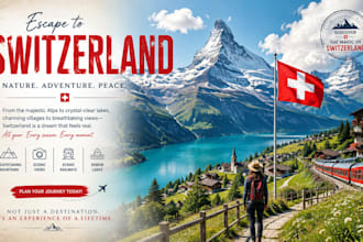 make any travel poster for any country or place you want