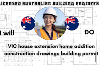 do vic house extension home addition construction drawings building pe rm it