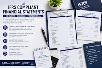 prepare ifrs compliant financial statements with notes and accounting policies