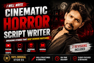 write a cinematic horror story or youtube horror script