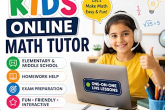 be your kids online math tutor