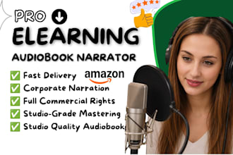 be your female actress audio reader elearning and corporate training voice over
