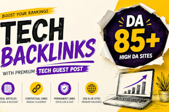 build tech backlinks with premium tech guest post sites