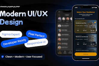 do UI UX design for mobile app, website and saas products