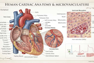 create anatomy, medical, and scientific illustrations
