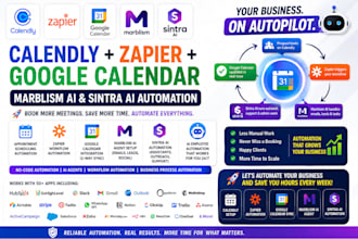 setup calendly zapier google calendar marbelism sintra ai automation