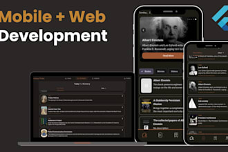 develop historical mobile and web apps for educational, entertainment