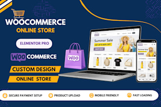 build a woocommerce wordpress online store website