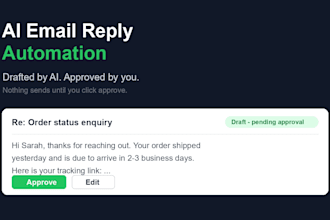 automate your email replies with ai, approved before sending