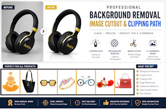 do background removal, image cut out and multi path