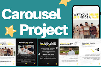 design seamless carousel for your social media pages