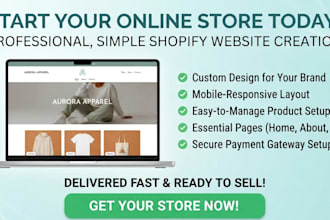design a modern shopify store for your business
