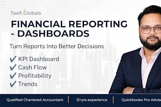 create financial reports and KPI dashboards