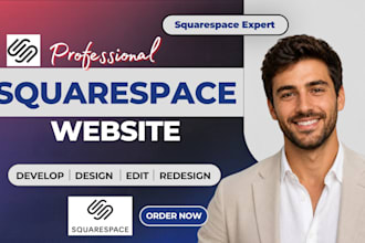 do squrespace website development, expert design, redesign, update squarespace