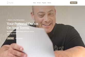 build wix pediatric website telehealth internal medicine wix family care website