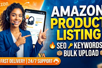 amazon product listing SEO, title, discription, bulk upload