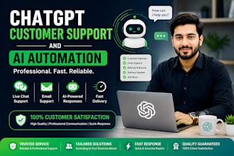 be your chatgpt customer support agent for email and live chat