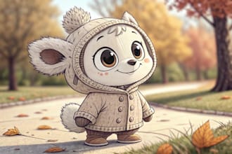 draw cute cartoon character
