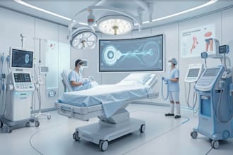 design professional 3d laboratory room in revit, diagnostic center, ct scan room