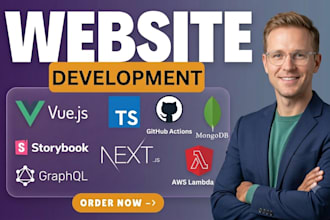 do react js website next js website website development full stack developer