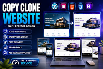 copy clone redesign or duplicate wordpress website with responsive design