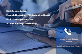 bookkeeping and bank reconciliation in quickbooks online