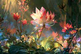 draw professional botanical and plant illustration