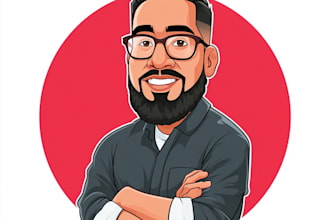 design caricature mascot, avatar logo cartoon character