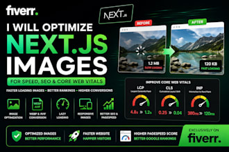fix nextjs image optimization and page speed issues