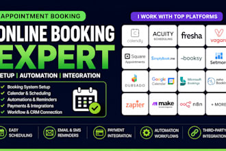 setup calendly acuity fresha vagaro square appointment booking website