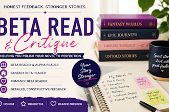 beta read critique novel, beta reader fantasy, alpha reader, romance beta reader