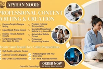 write engaging SEO blog posts and articles