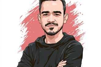 draw avatar caricature cartoon potrait for you