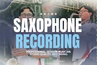 record expressive alto saxophone for your song or soundtrack