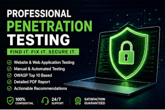do penetration testing of your web application