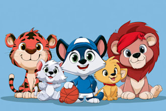 design a cartoon business logo or mascot character