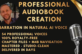 create a professional ai audiobook narration in natural voice
