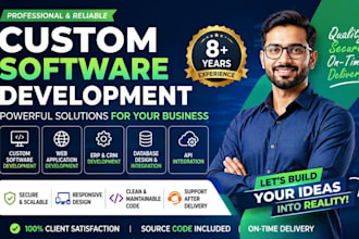 develop custom software web applications