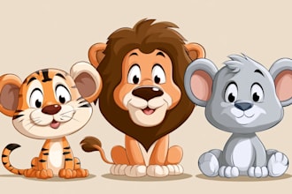 illustrate a custom mascot logo for your brand or business