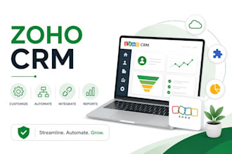 develop, customize and integrate custom zoho CRM solutions